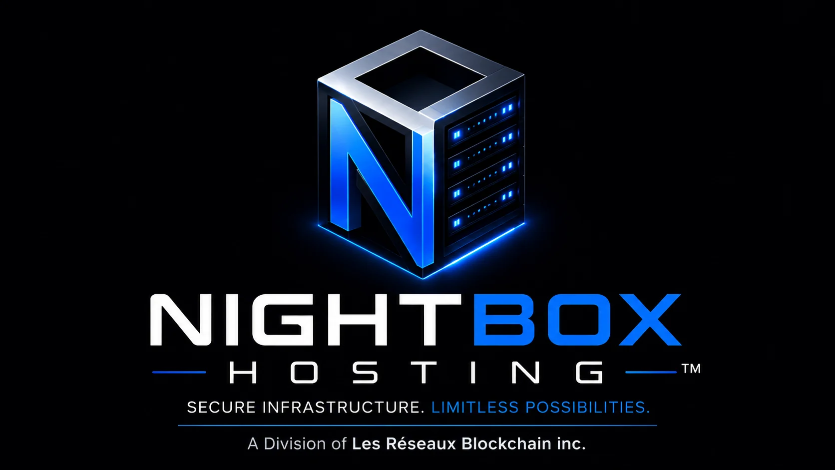 NightBox Hosting™ — identité visuelle